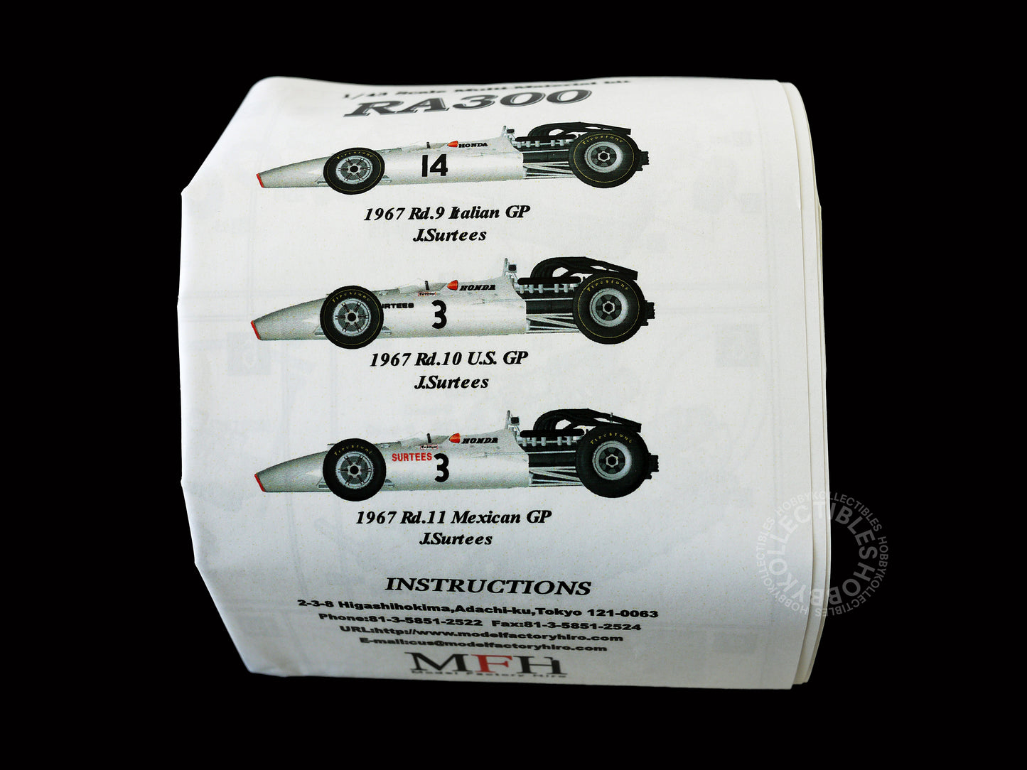 MFH Model Factory Hiro 1/43 Honda RA300 K343 2025