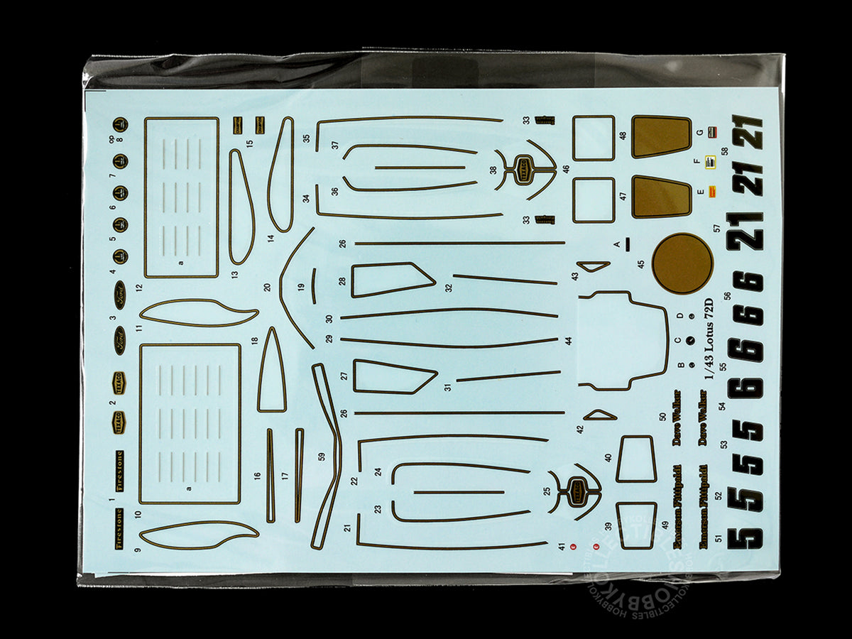 MFH Model Factory Hiro 1/43 Lotus Type 72D ver.A K333 Re-release Version
