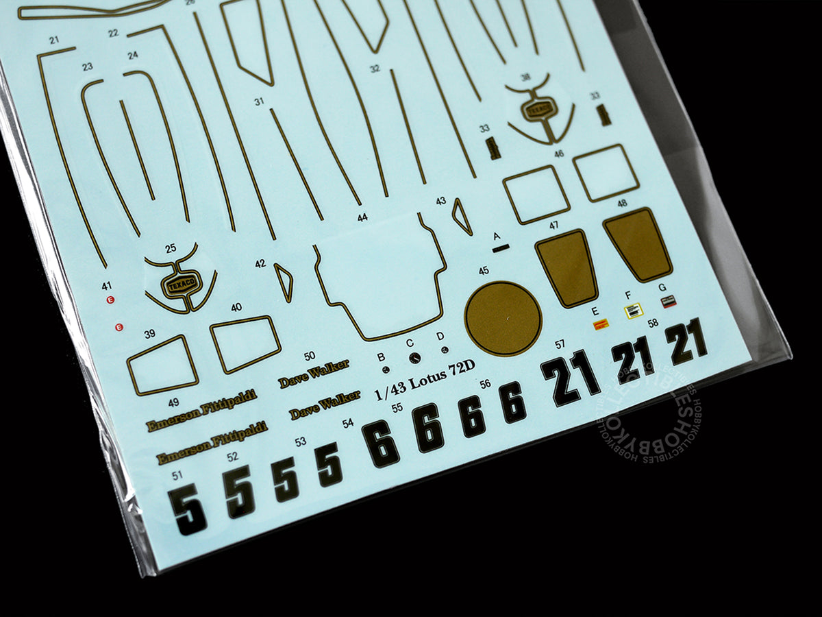 MFH Model Factory Hiro 1/43 Lotus Type 72D ver.A K333 Re-release Version