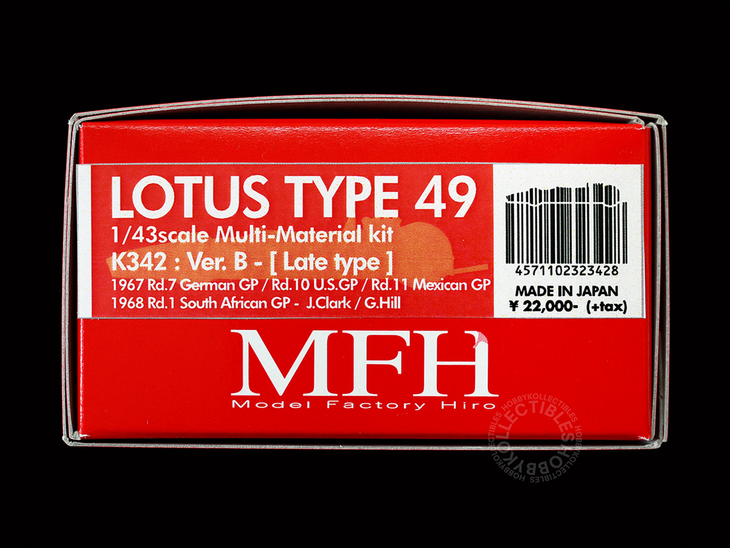 MFH Model Factory Hiro 1/43 Lotus Type 49 ver.B [Late Type] K342 2025