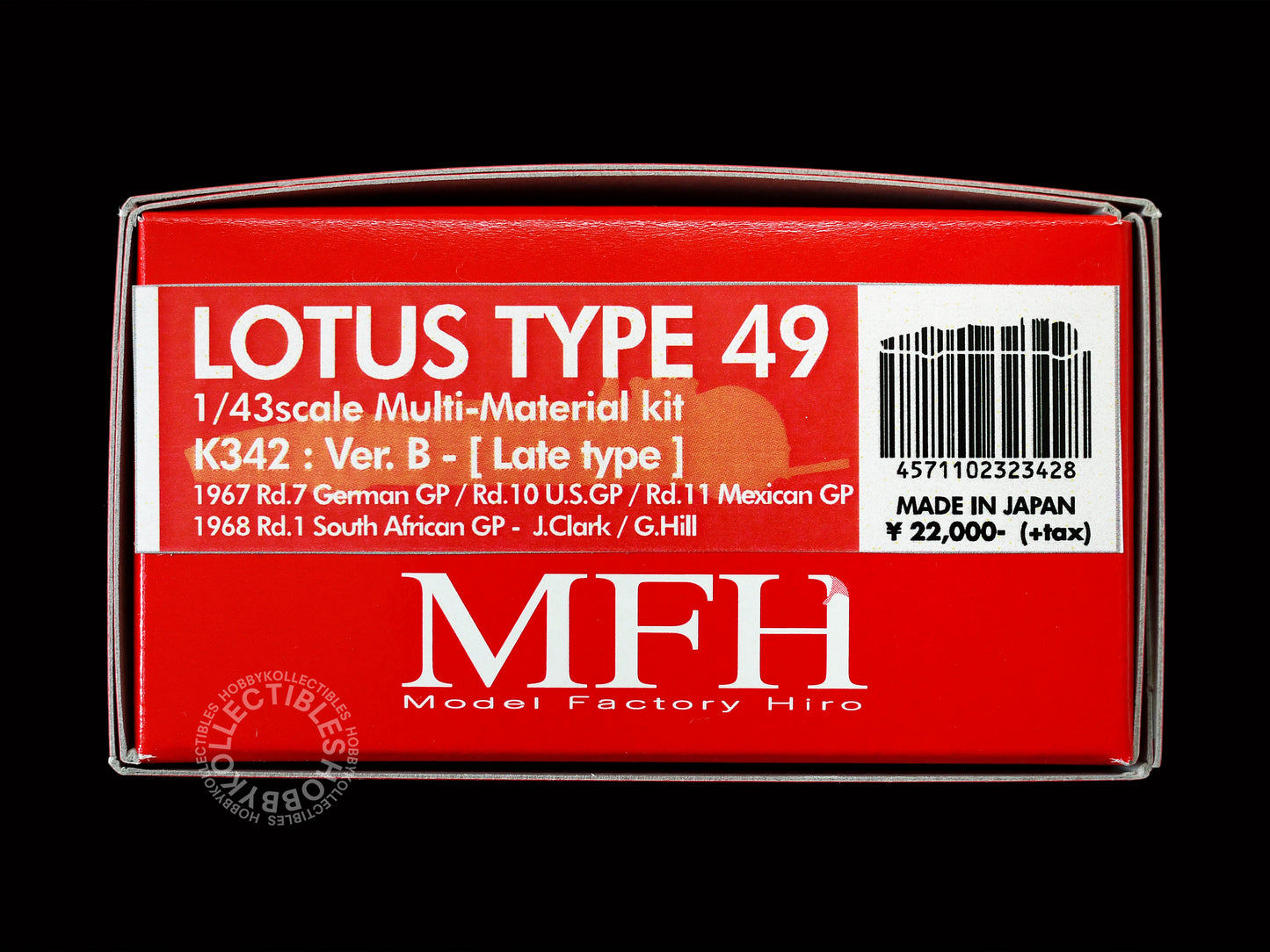 MFH Model Factory Hiro 1/43 Lotus Type 49 ver.B [Late Type] K342 2025