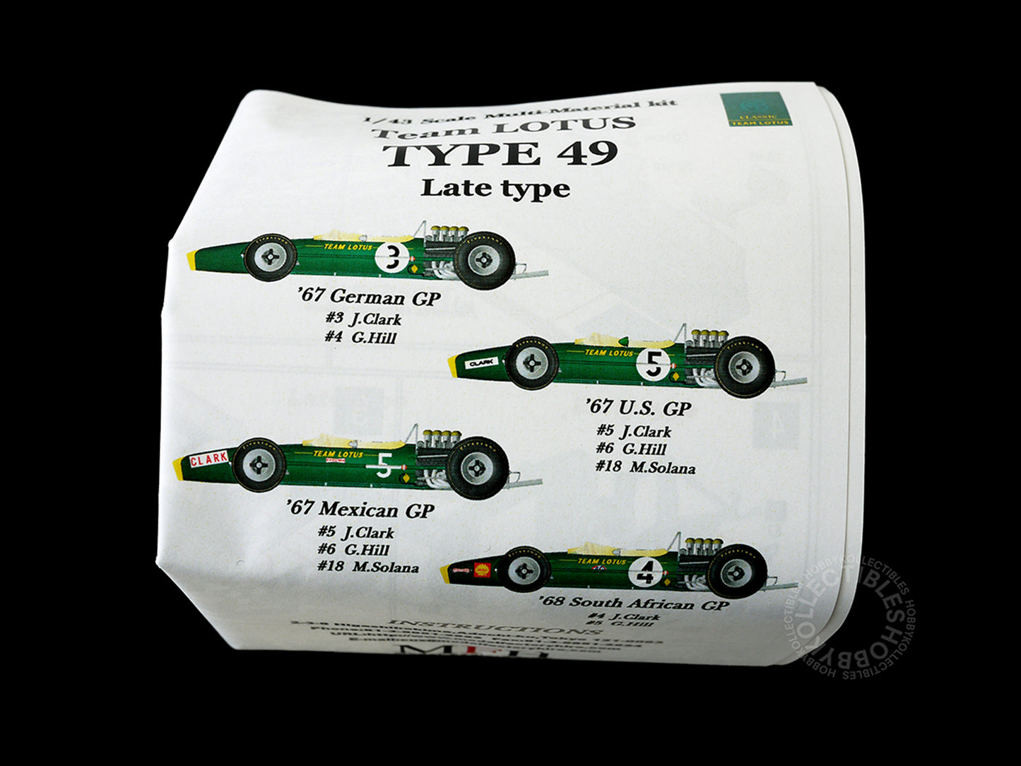 MFH Model Factory Hiro 1/43 Lotus Type 49 ver.B [Late Type] K342 2025