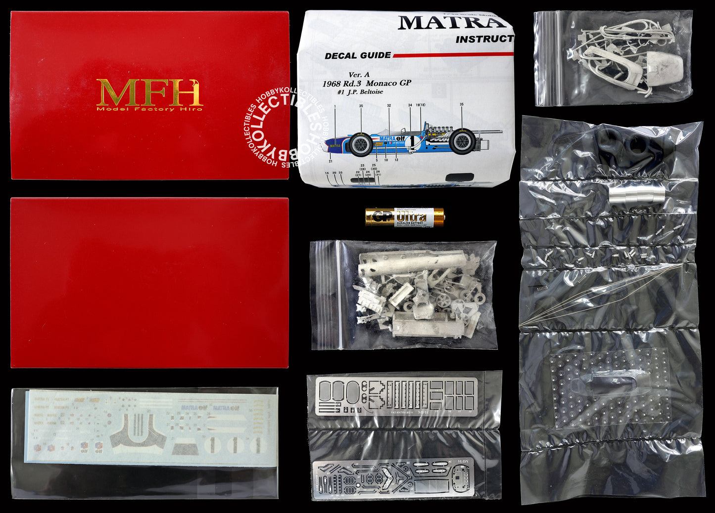 (SOLD) MFH 1/43 Matra MS11 ver.A 1968 Monaco GP Metal Model Kit