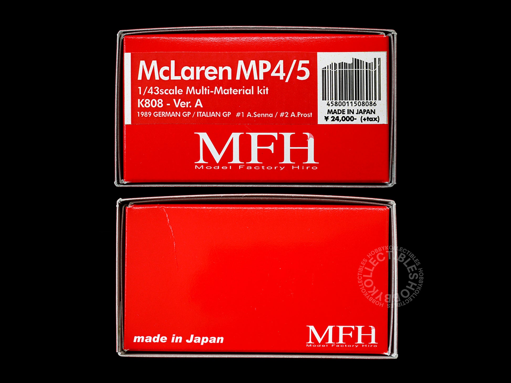 MFH Model Factory Hiro 1/43 scale McLaren MP4/5 Box front
