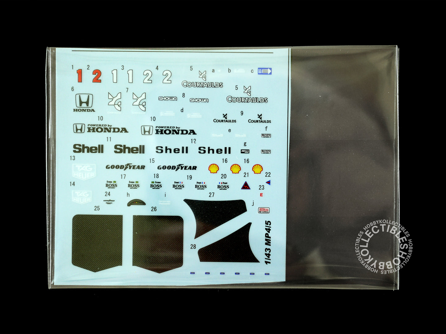 MFH Model Factory Hiro 1/43 McLaren MP4/5 A. Senna ver.C K810