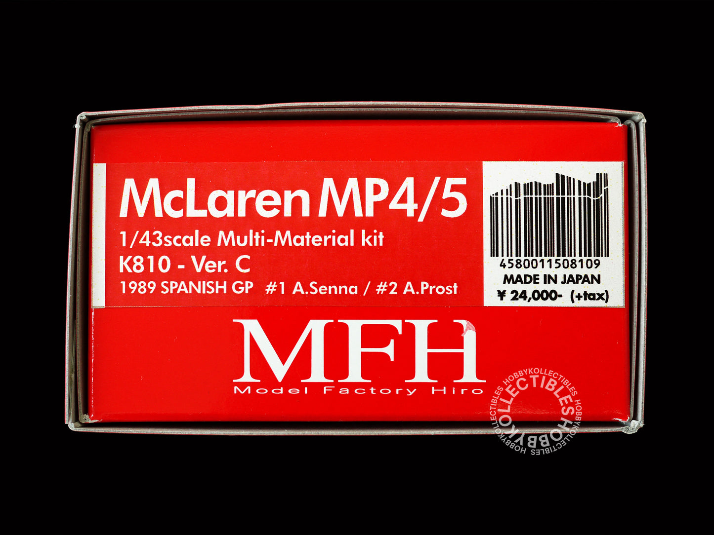 MFH Model Factory Hiro 1/43 McLaren MP4/5 A. Senna ver.C K810