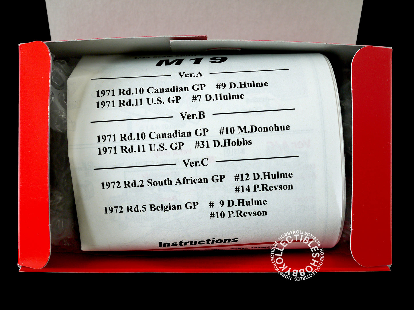 MFH 1/43 McLaren M19A Sunoco F1 Racing Model Kit Ver.B K-585