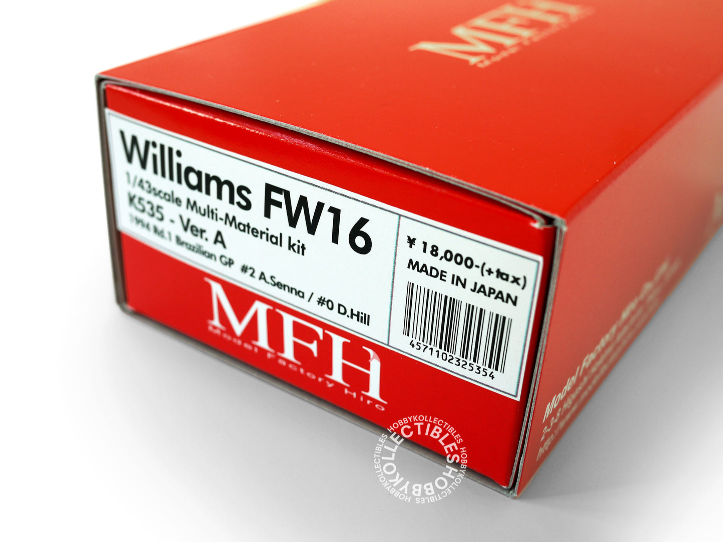 MFH 1/43 Williams FW16 F1 Racing #2 A.Senna Metal Model Kit K535