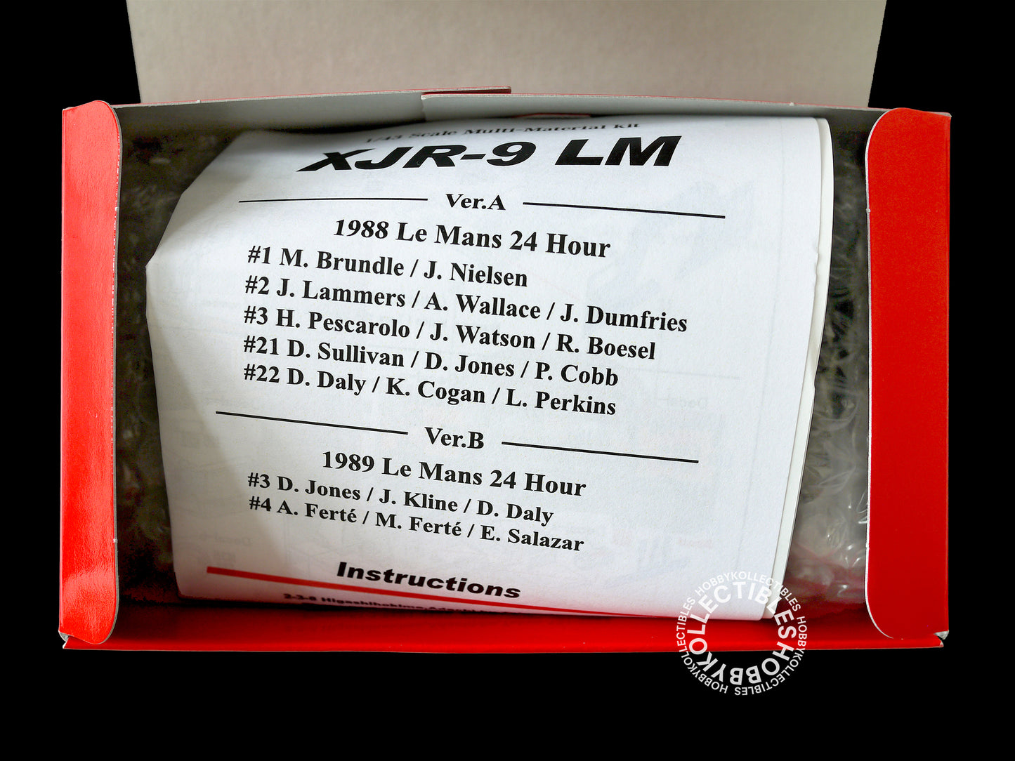 MFH 1/43 XJR-9 LM Ver.A 1988 LM 24 Winner Model Kit K-590