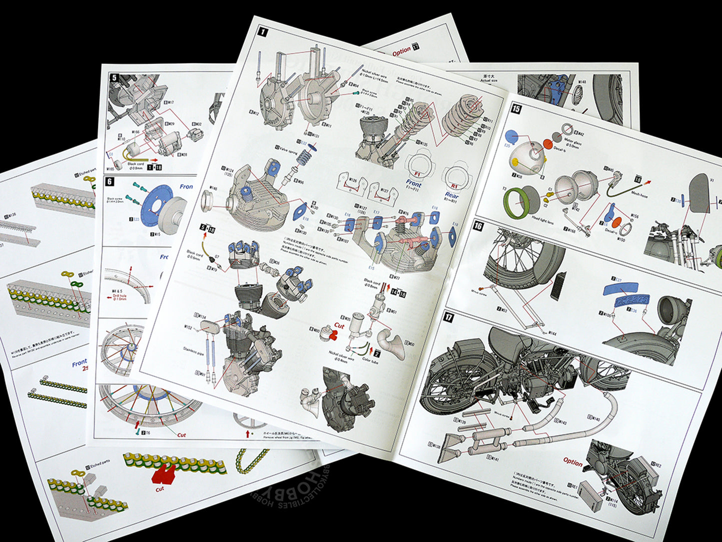 Model 1/9 Brough Superior SS100 Multi-Media Model Kit K485