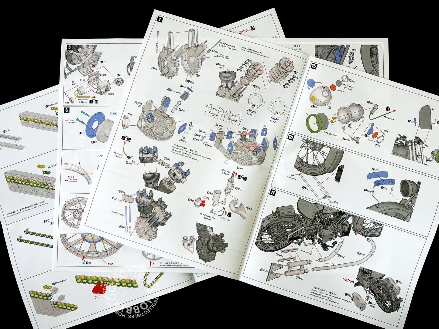 Model 1/9 Brough Superior SS100 Multi-Media Model Kit K485