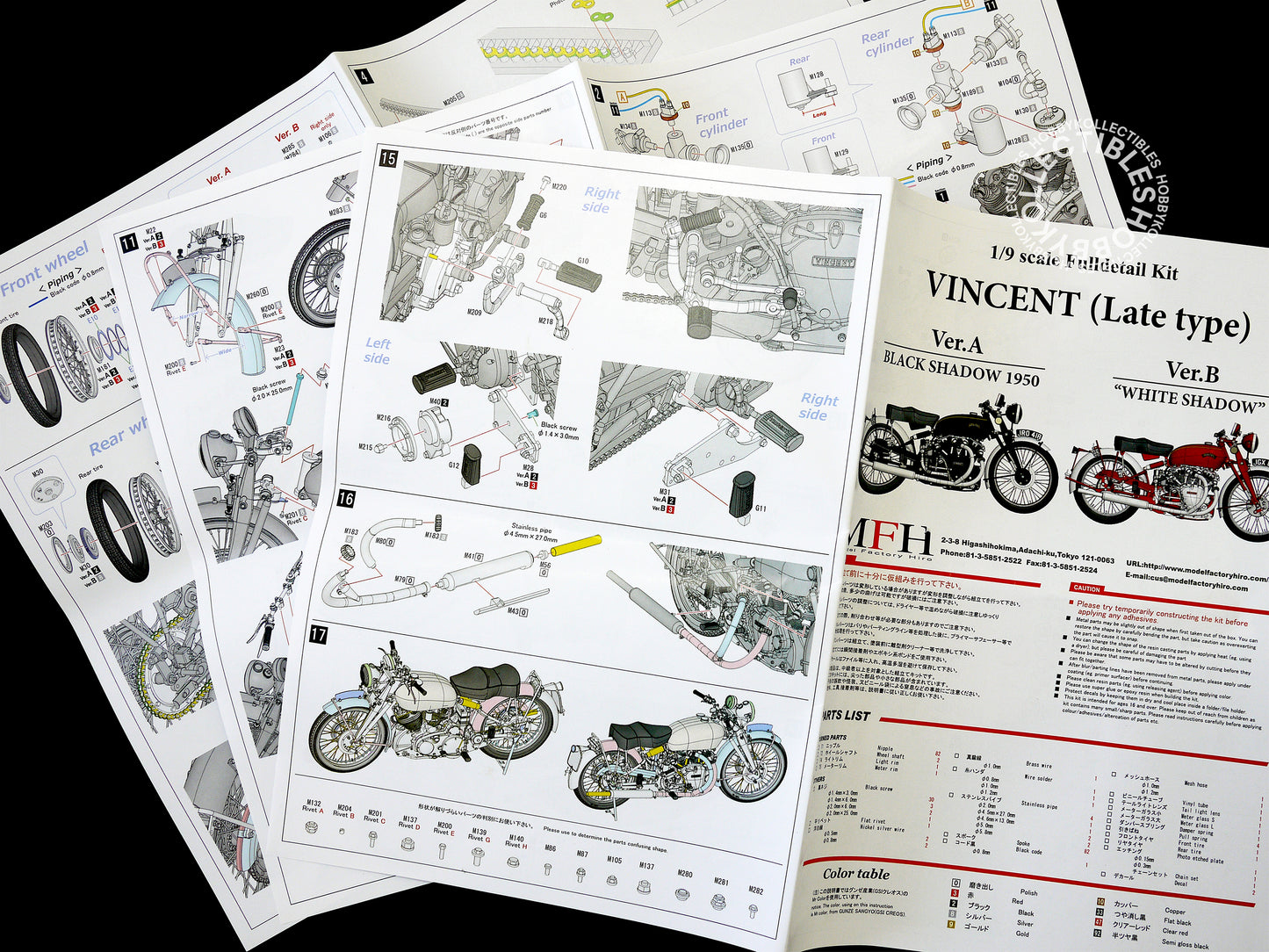 (SOLD) MFH 1/9 Vicent - Late Type Black Shadow Multi-Media Kit K621