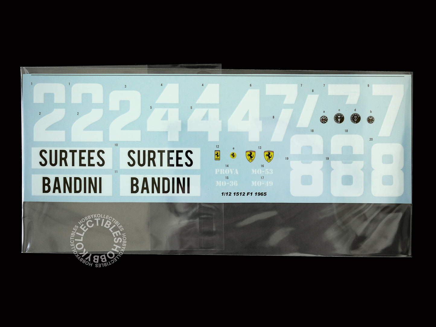 (SOLD) MFH Model Factory Hiro 1/12 Ferrari 512F1 K835 Full Detail Kit + Bonus Rivets