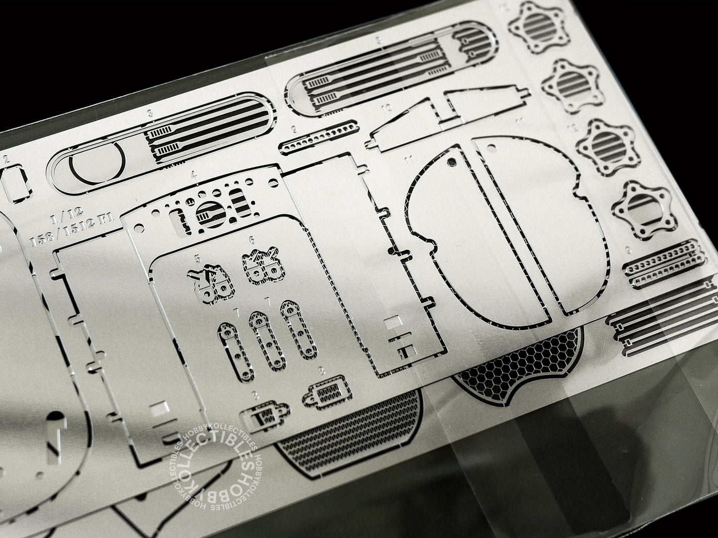 (SOLD) MFH Model Factory Hiro 1/12 Ferrari 512F1 K835 Full Detail Kit + Bonus Rivets
