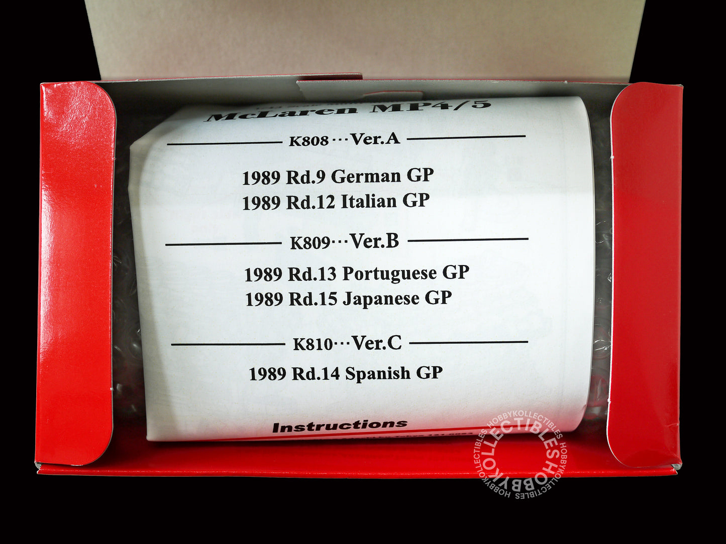 MFH Model Factory Hiro 1/43 McLaren MP4/5 A.Senna ver.A 2025 K808