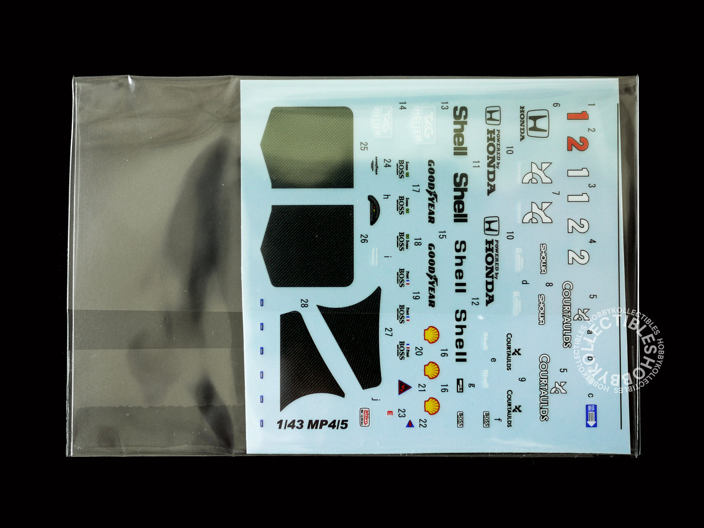 MFH Model Factory Hiro 1/43 McLaren MP4/5 A. Senna ver.B K809