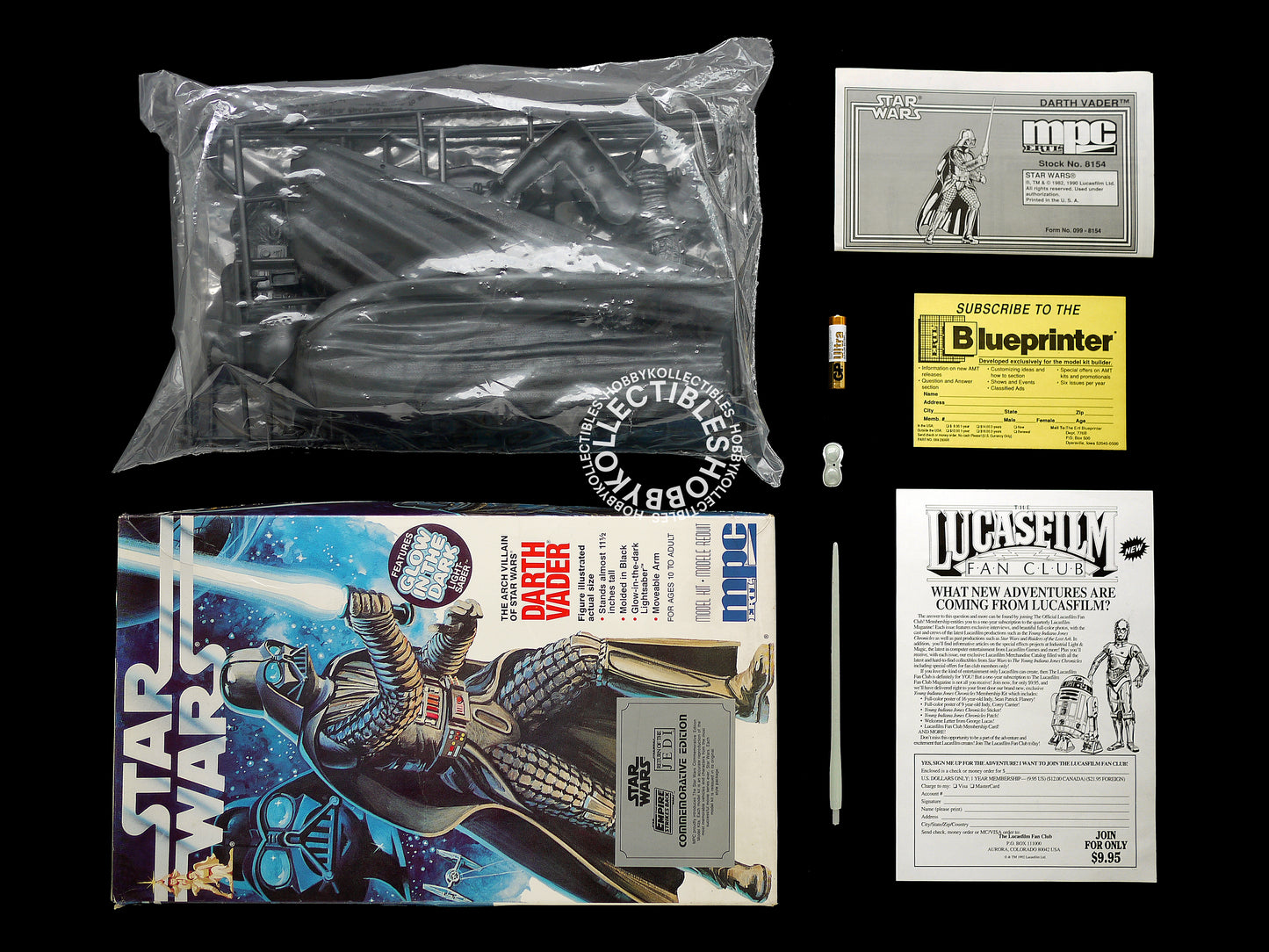 MPC ERTL Star Wars Darth Vader Commemorative Edition Model Kit