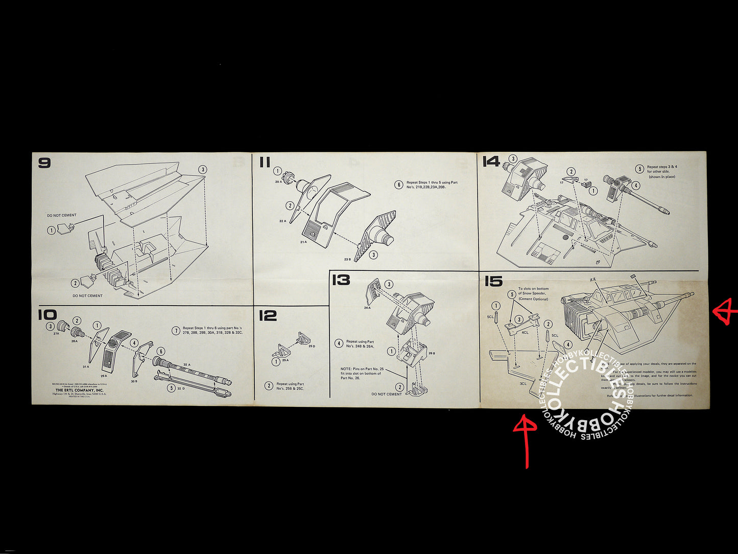 MPC Star Wars ESB Luke SkyWalker's Snow Speeder 8" Plastic Model Kit