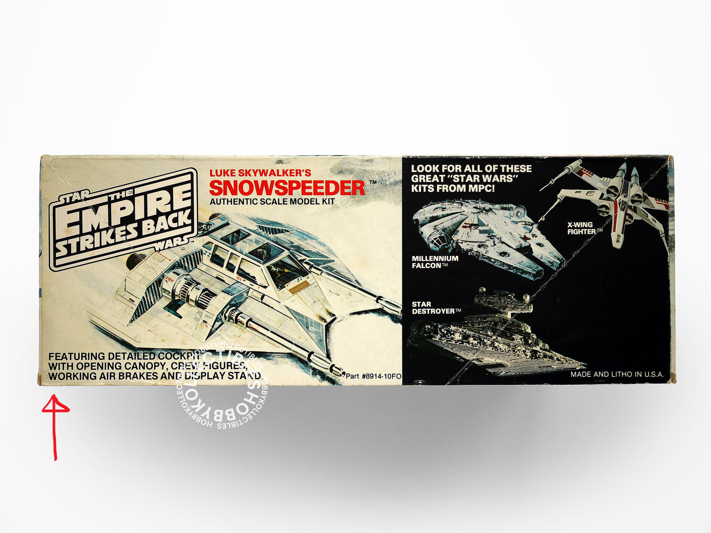 MPC Star Wars ESB Luke SkyWalker's Snow Speeder 8" Plastic Model Kit