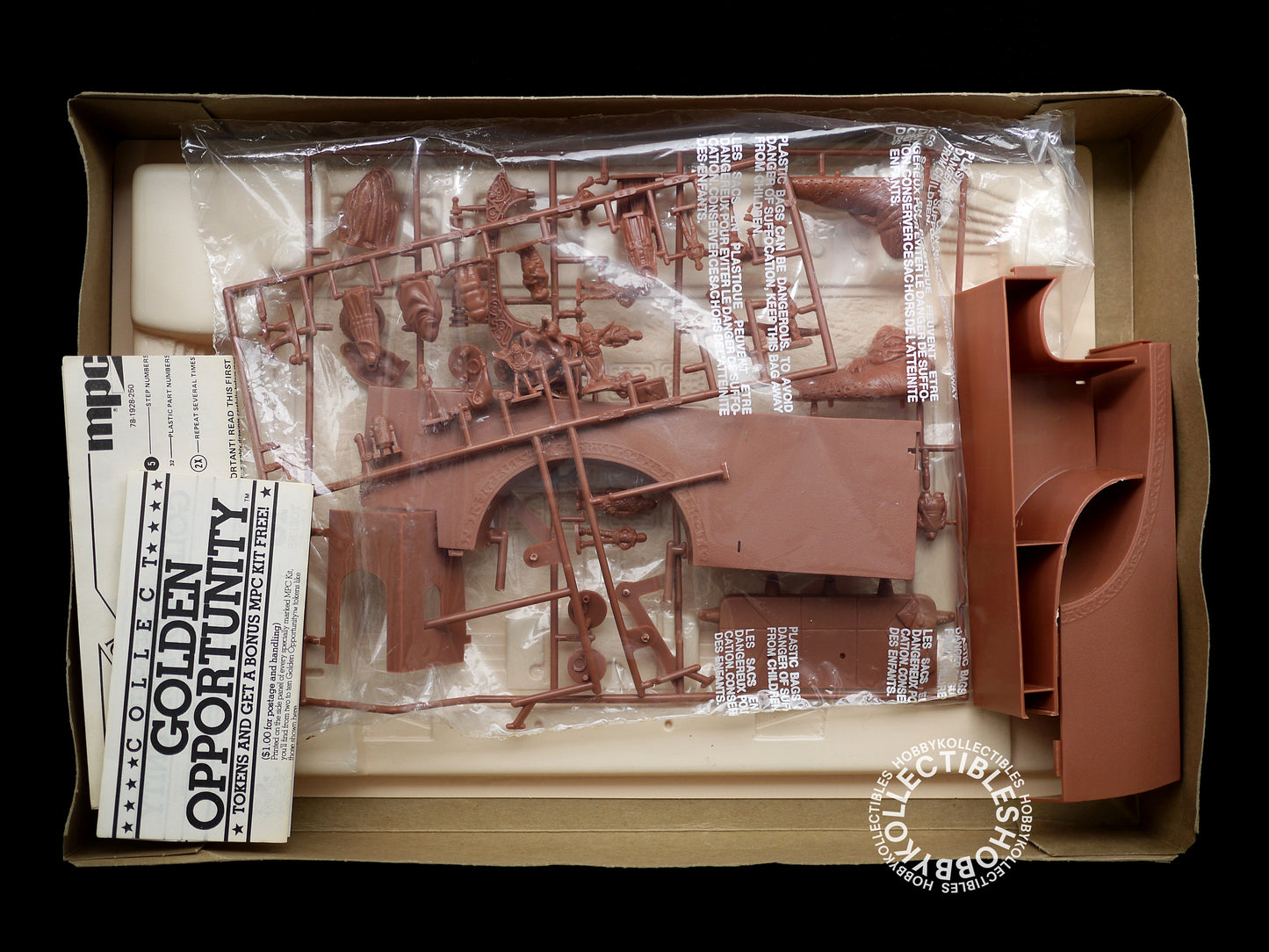 MPC Vintage Star Wars ROTJ Jabba Hunt Throne Room Model Kit