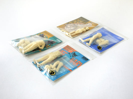 Lot of 4 x Honemits 1/20 Ma.K Figures Resin Kit Strahl Astronaut Pilot