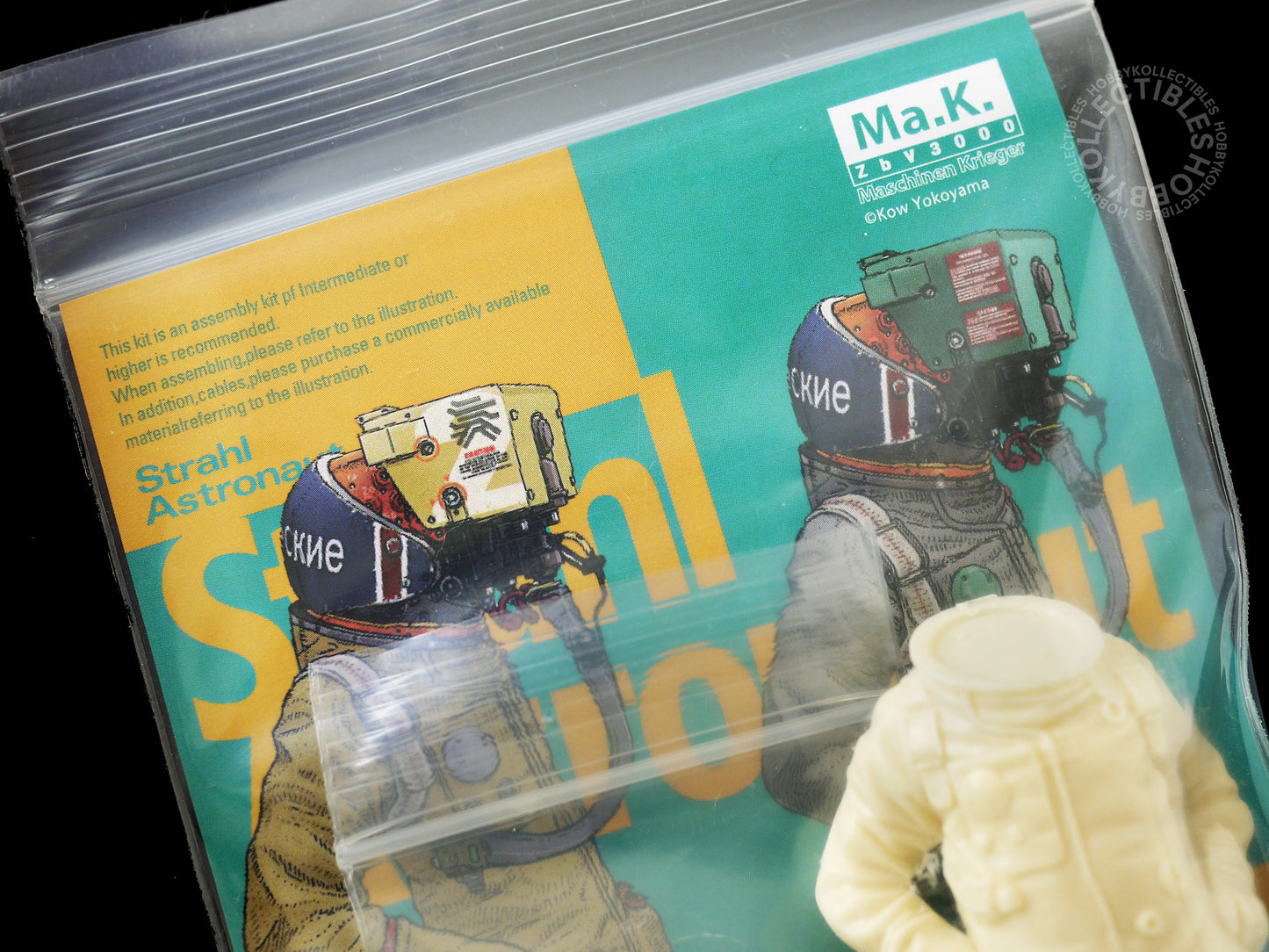 Lot of 4 x Honemits 1/20 Ma.K Figures Resin Kit Strahl Astronaut Pilot