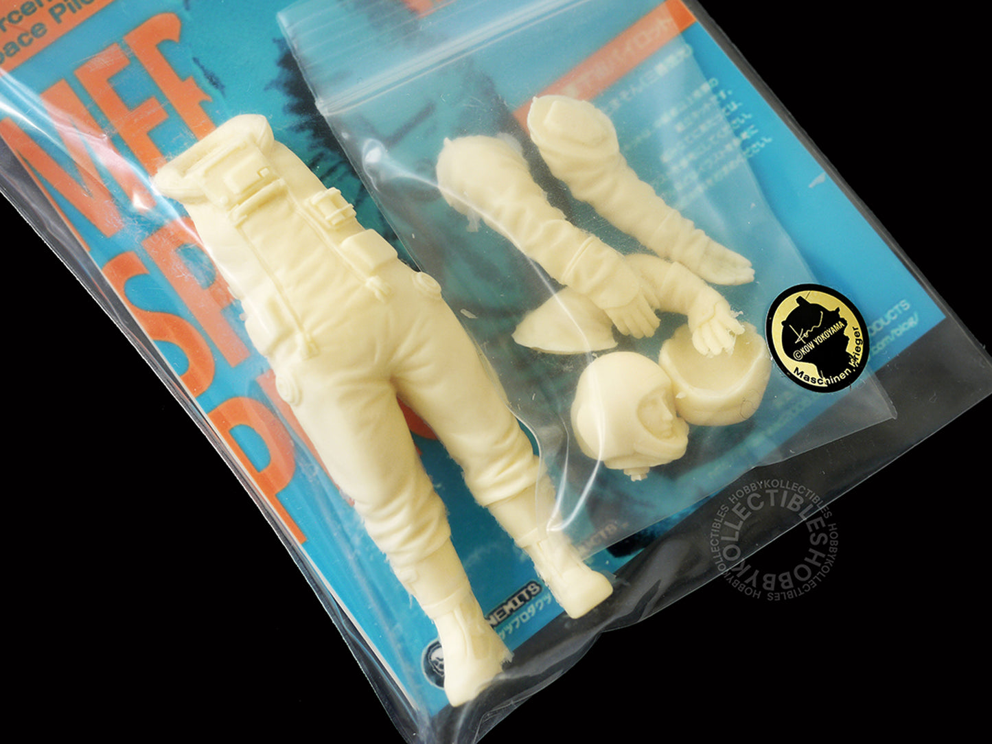 Lot of 4 x Honemits 1/20 Ma.K Figures Resin Kit Strahl Astronaut Pilot