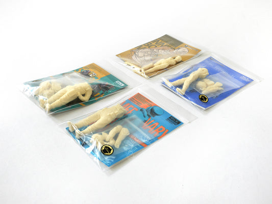 Lot of 4 x Honemits 1/20 Ma.K Figures Resin Kit Strahl Astronaut Pilot