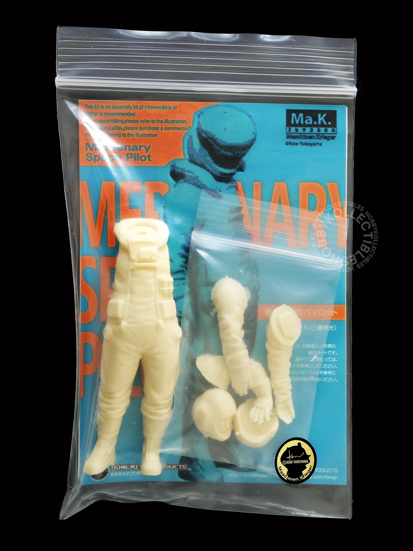 Lot of 4 x Honemits 1/20 Ma.K Figures Resin Kit Strahl Astronaut Pilot
