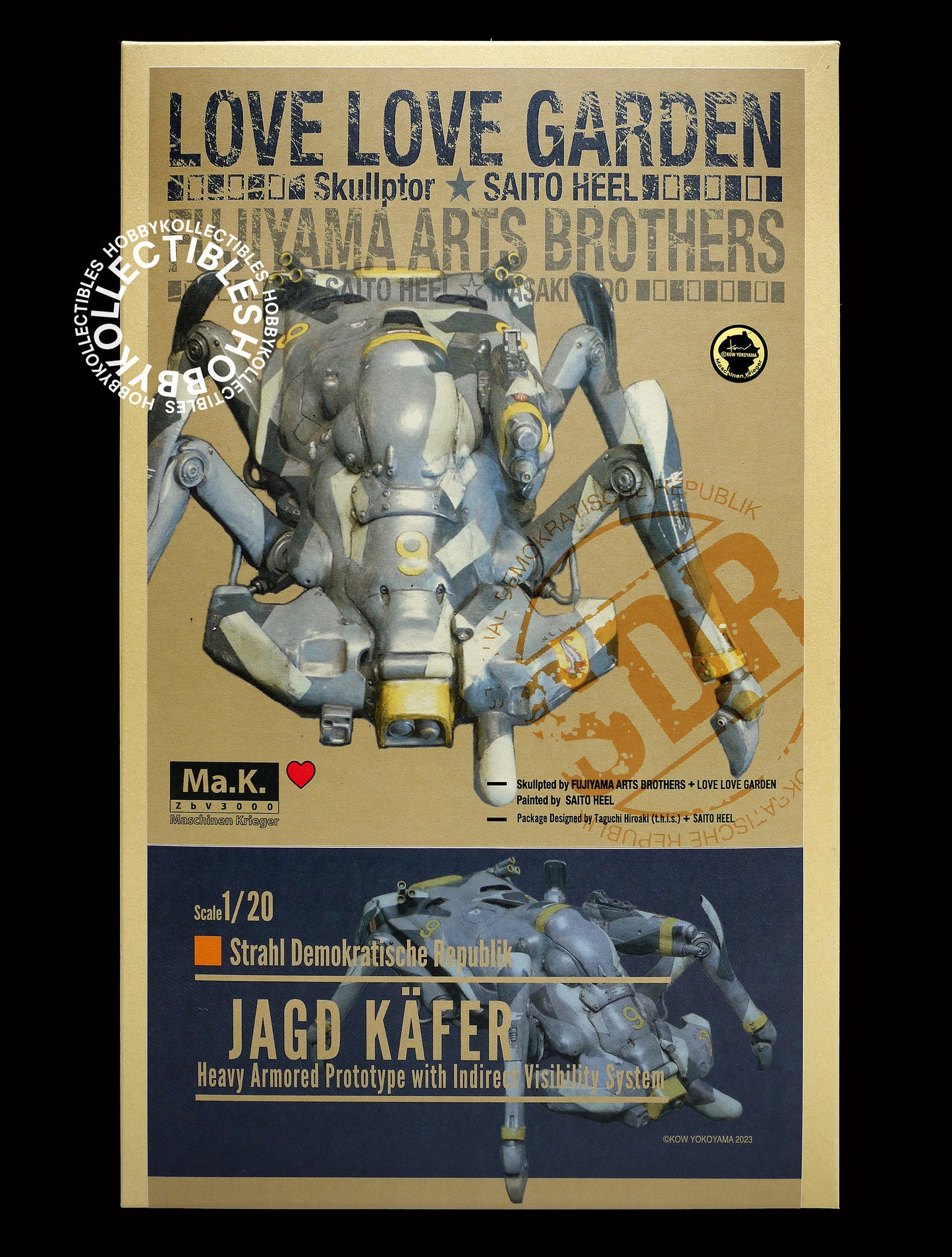 Ma.K Love Love Garden SF3D 1/20 Jagd Käfer Resin Model Kit