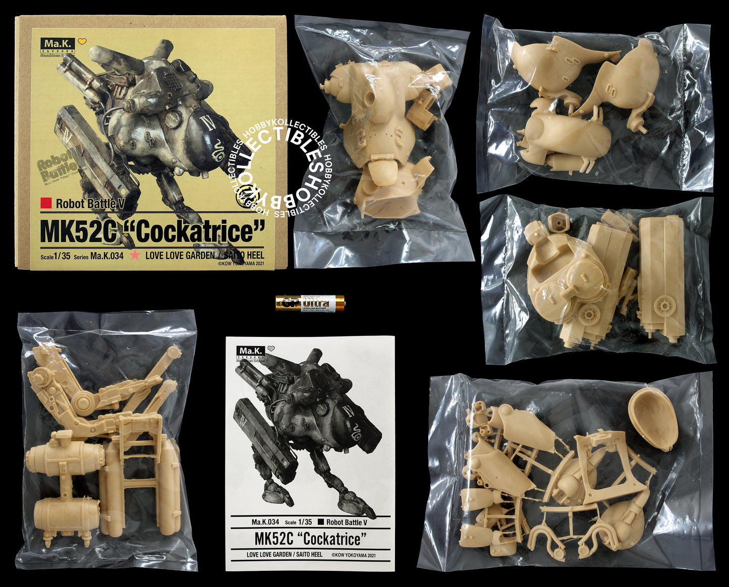 Ma.K Love Love Garden 1/35 Robot Battle V Cockatrice Resin Model kit