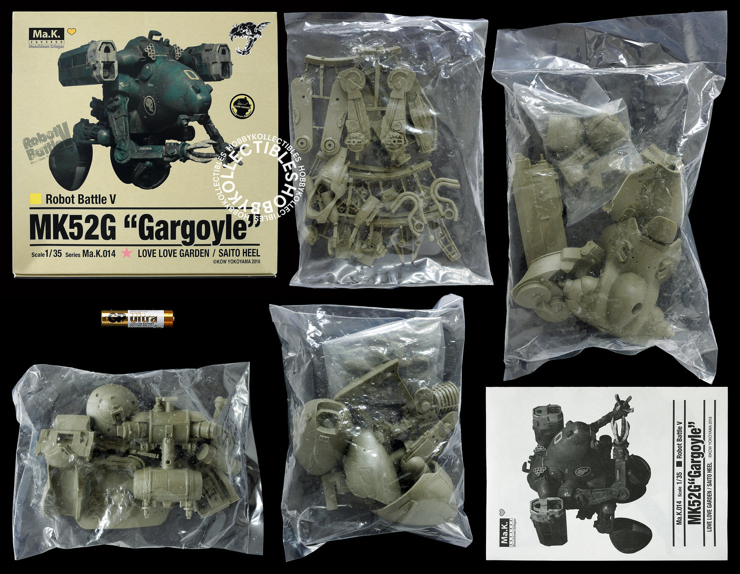 Ma.K Love Love Garden 1/35 Robot Battle V MK52G Gargoyle Resin kit