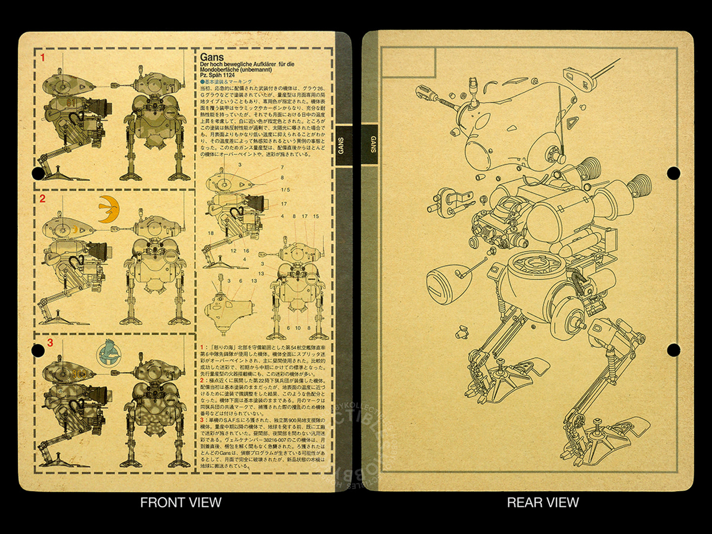 Ma.K Modelkasten Vintage 1/20 Gans Resin+Plastic Model Kit