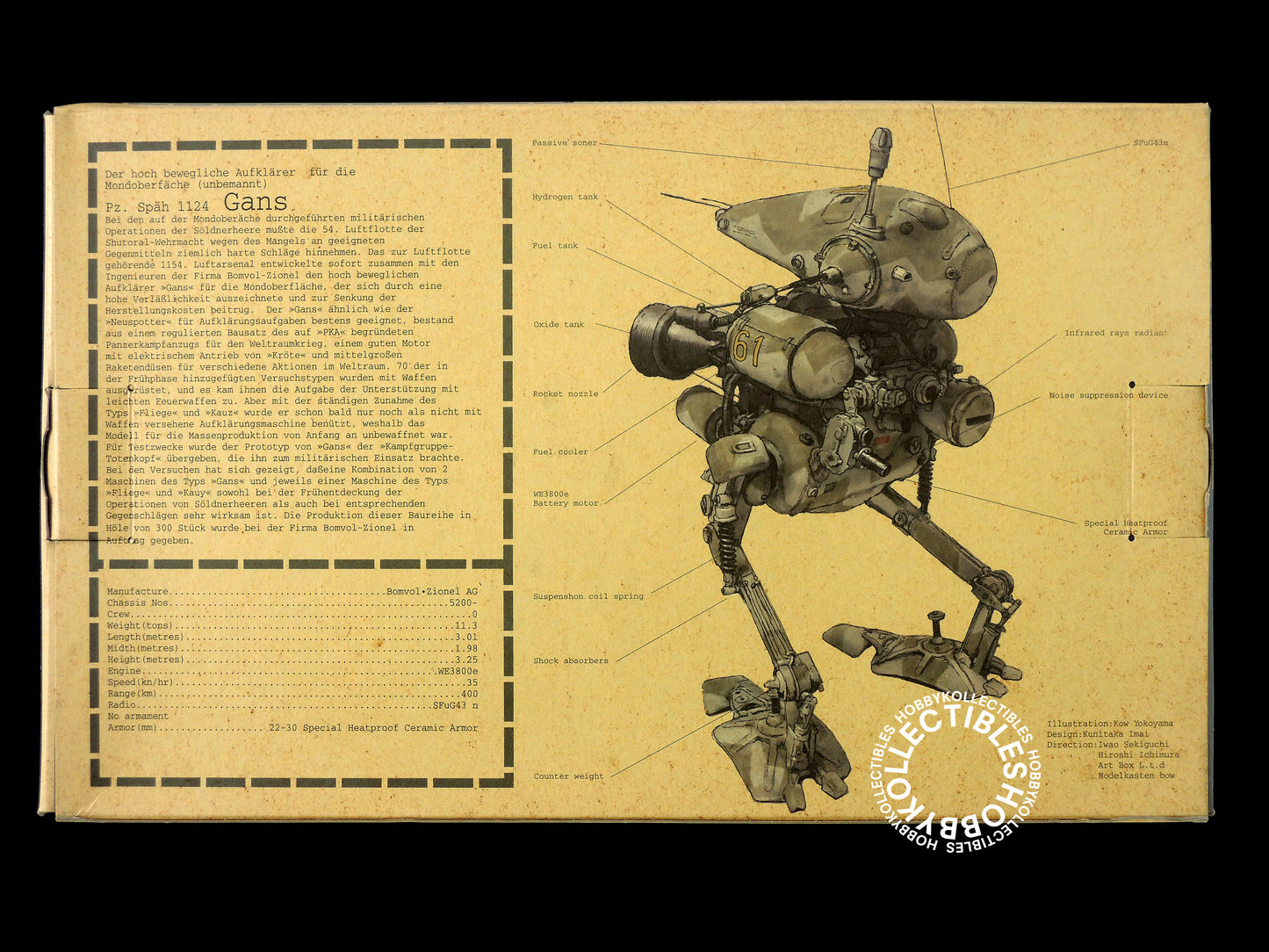 Ma.K Modelkasten Vintage 1/20 Gans Resin+Plastic Model Kit