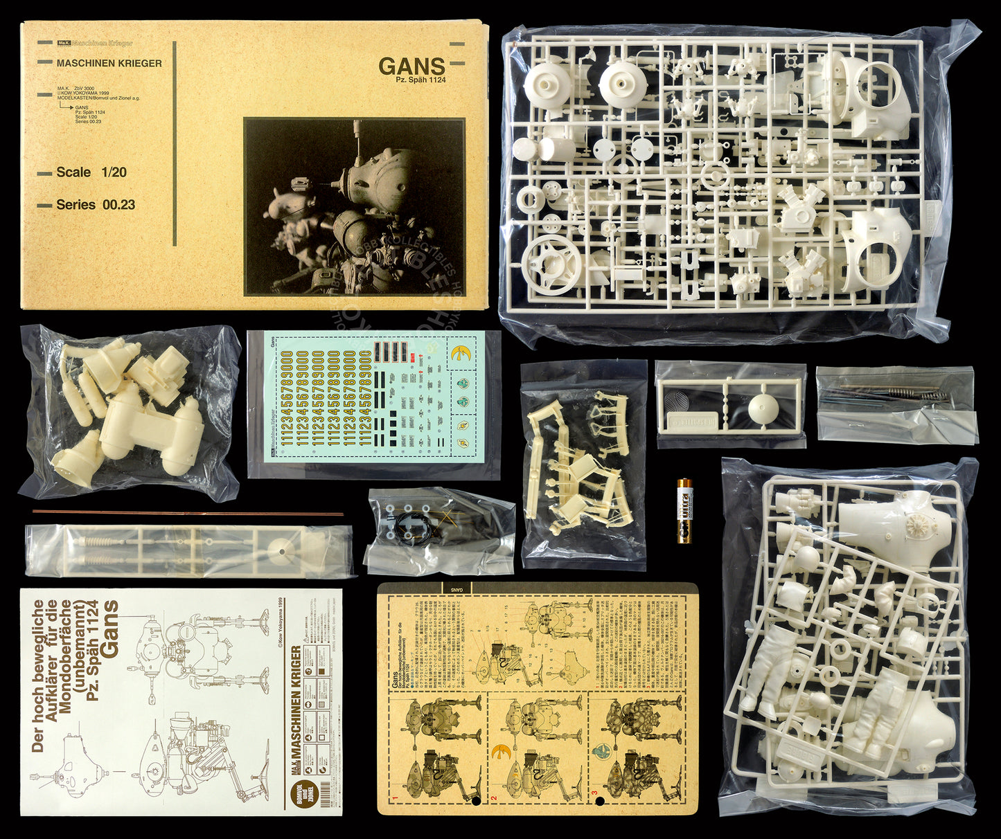 Ma.K Modelkasten Vintage 1/20 Gans Resin+Plastic Model Kit