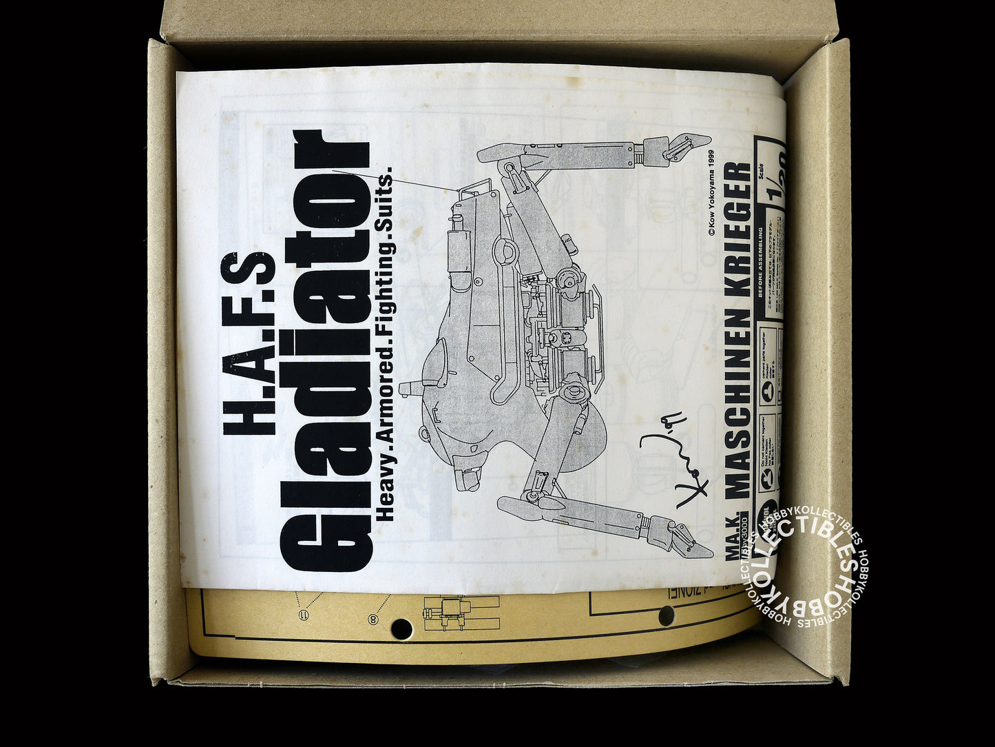 Bomvol Und Zionel Ma.K SF3D 1/20 Mecha Gladiator Resin Model Kit