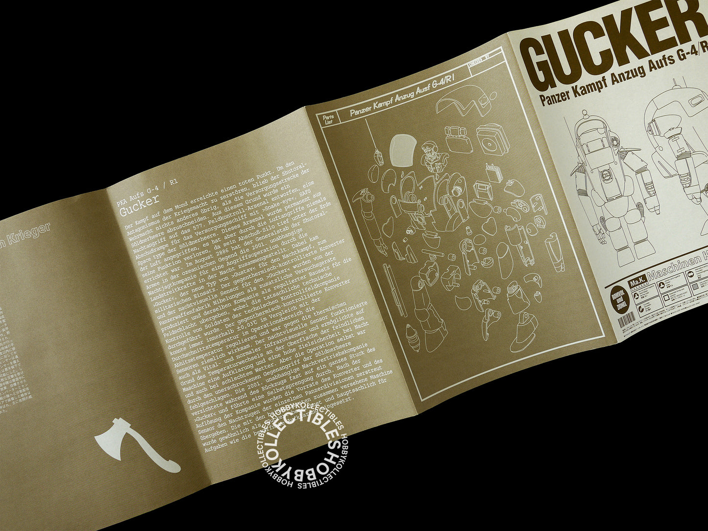 Ma.K Modelkasten Nitto Vintage #24 1/20 Gucker Resin/Plastic Kit