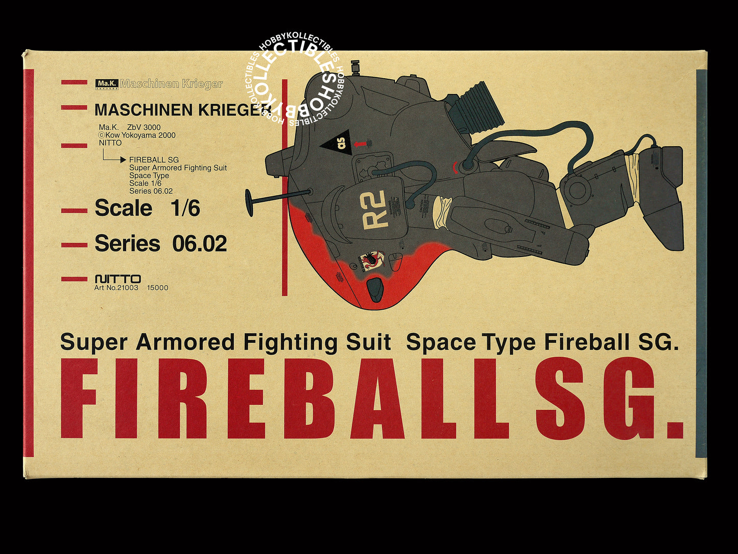 Ma.K Nitto SF3D Vintage 1/6 SAFS Fireball Vinyl Model Kit