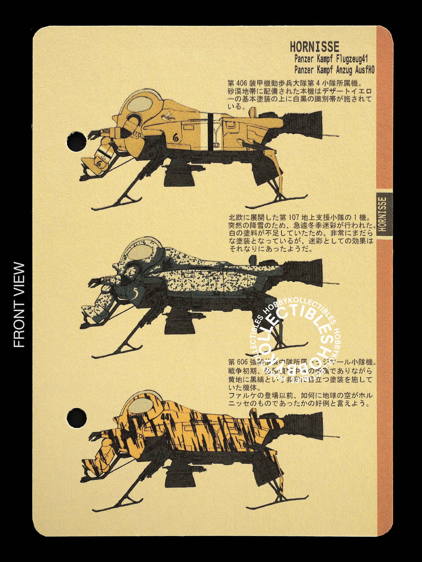 Tenbowkissa Ma.k SF3D 1/76 Hornisse Resin Model Kit