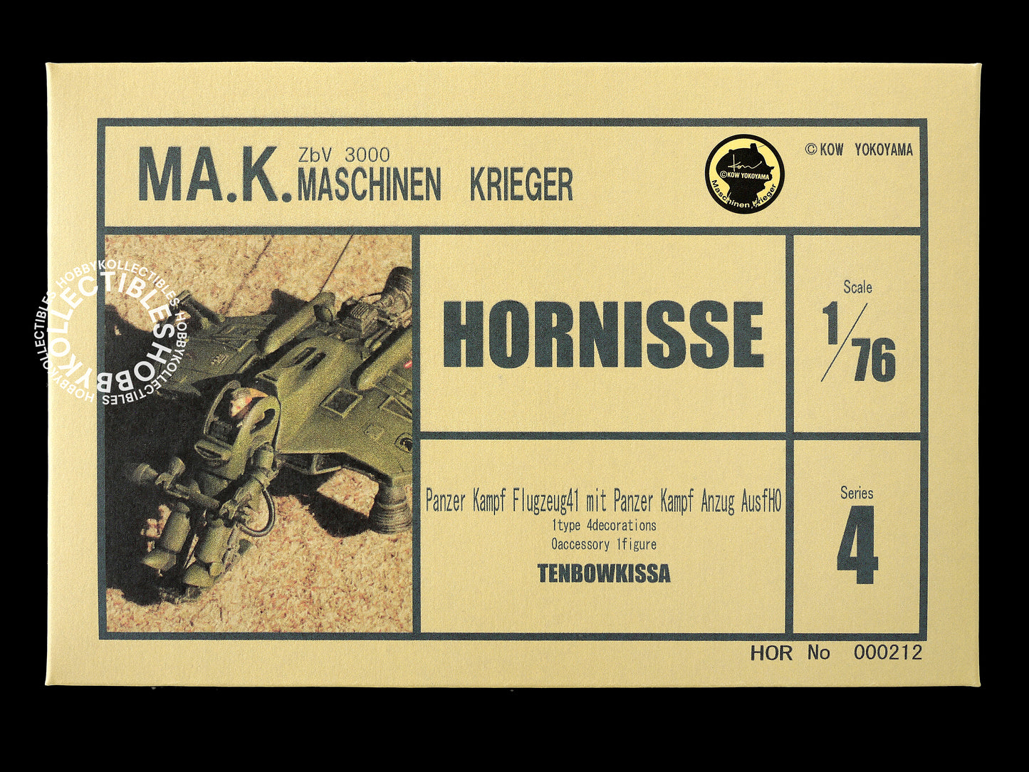Tenbowkissa Ma.k SF3D 1/76 Hornisse Resin Model Kit