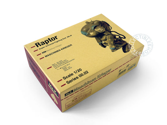 Ma.K Wave SF3D 1/20 Mecha SAFS Raptor Model Kit