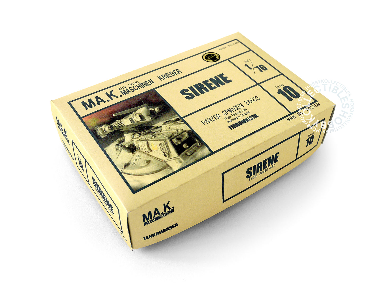Ma.K Tenbowkissa SF3D 1/76 Mecha Sirene Resin Model Kit