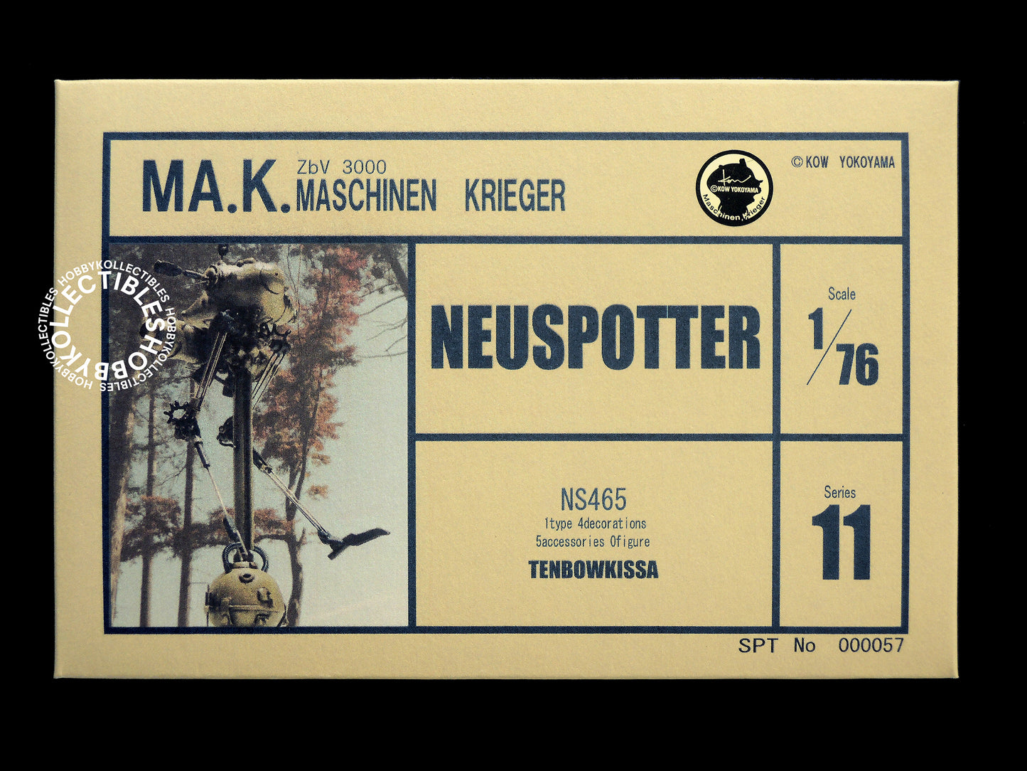 Ma.K Tenbowkissa SF3D 1/76 Neuspotter NS465 Resin Model Kit