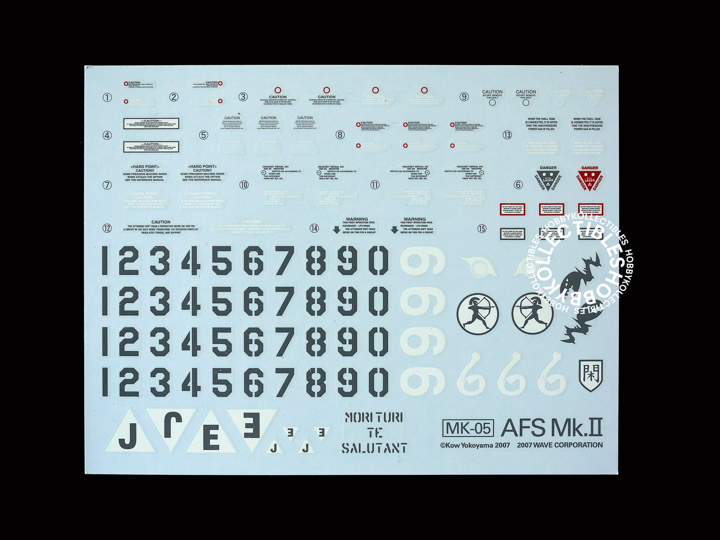 Ma.K Wave SF3D 1/20 AFS Special Ed. Kow's 60th Birthday Model Kit