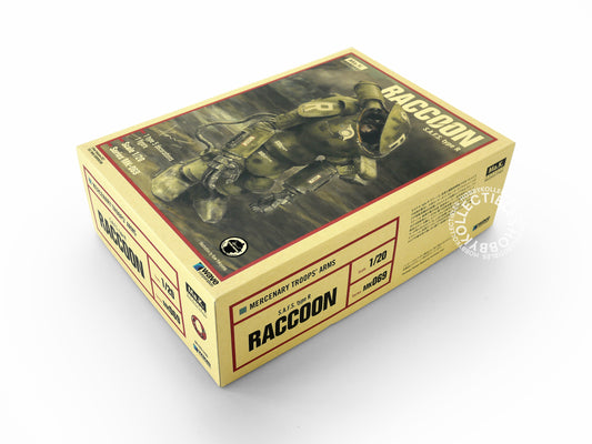 Ma.K Wave SF3D 1/20 Mecha SAFS Raccoon MK069 Model Kit