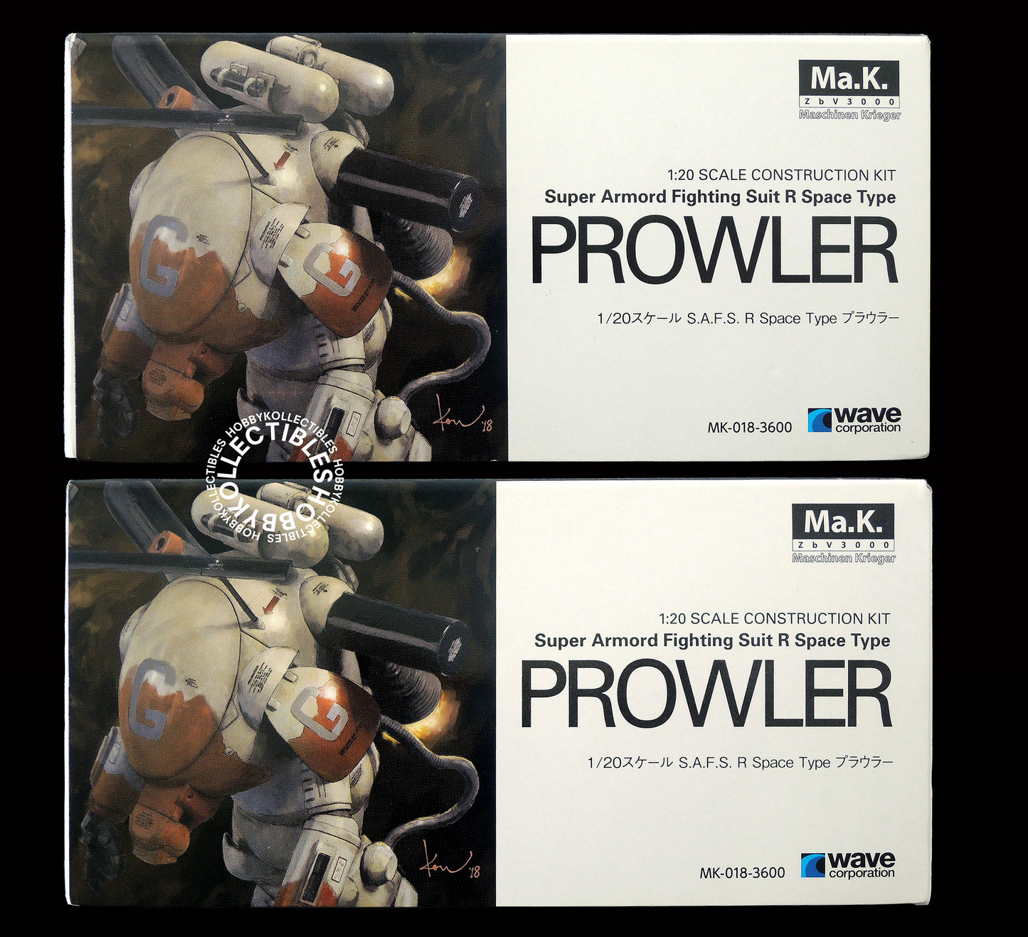 Ma.K Wave SF3D 1/20 SAFSR Space Type Prowler Model Kit