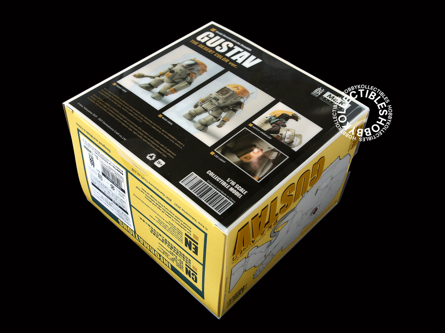 Ma.K Wave SF3D Earnestcore Craft 1/16 Lights-Up Gustav Action Figure + Bonus MK-03 Maschinen Krieger Factory Sealed