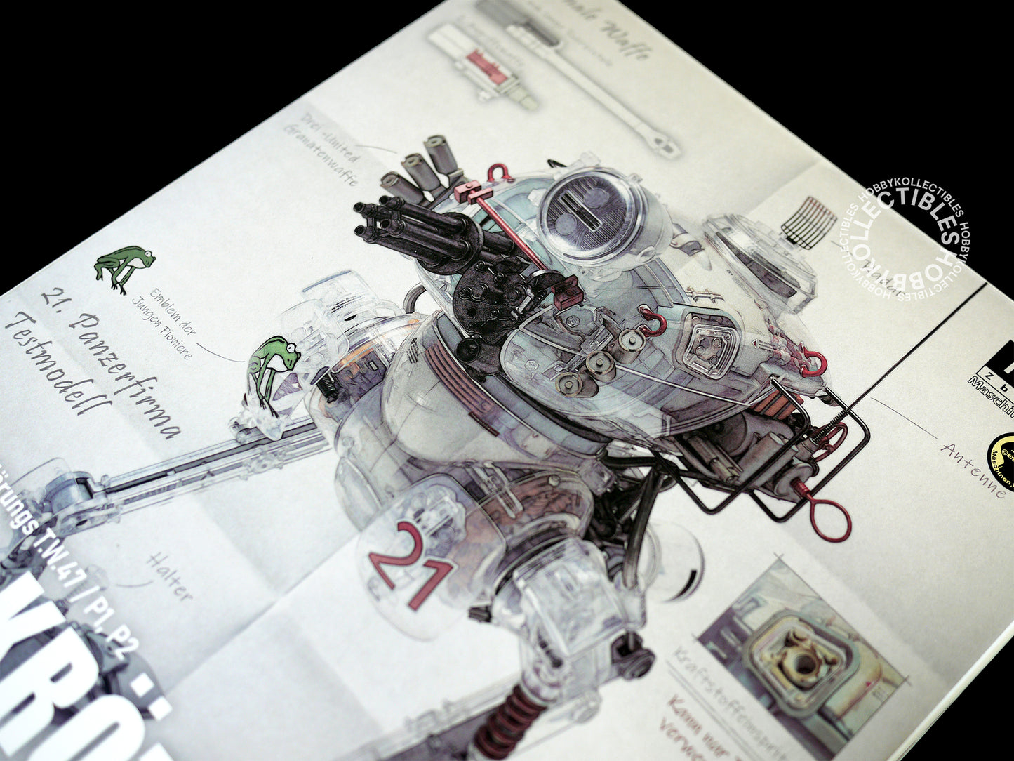 Ma.K Wave Earnestcore Craft 1/16 Pak Krote Action Figure Clear V.