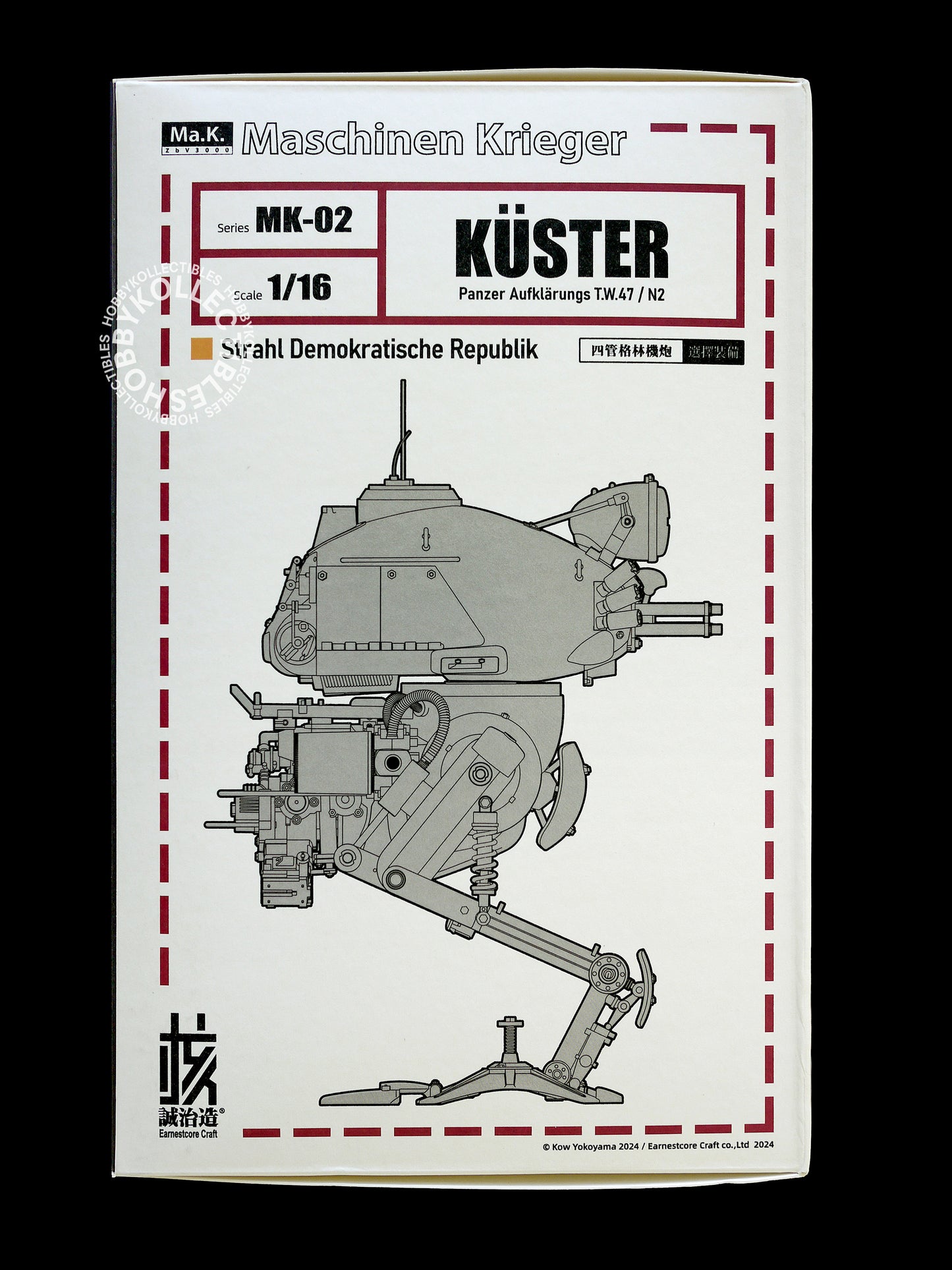 Ma.K Wave Earnestcore Craft 1/16 Pak Krote Action Figure Clear V.