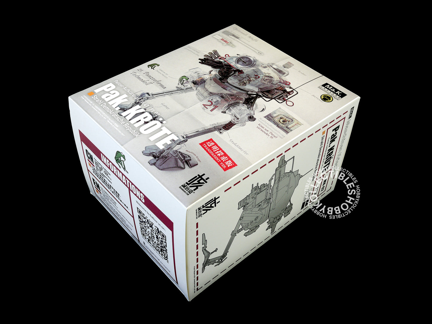 Ma.K Wave Earnestcore Craft 1/16 Pak Krote Action Figure Clear V.